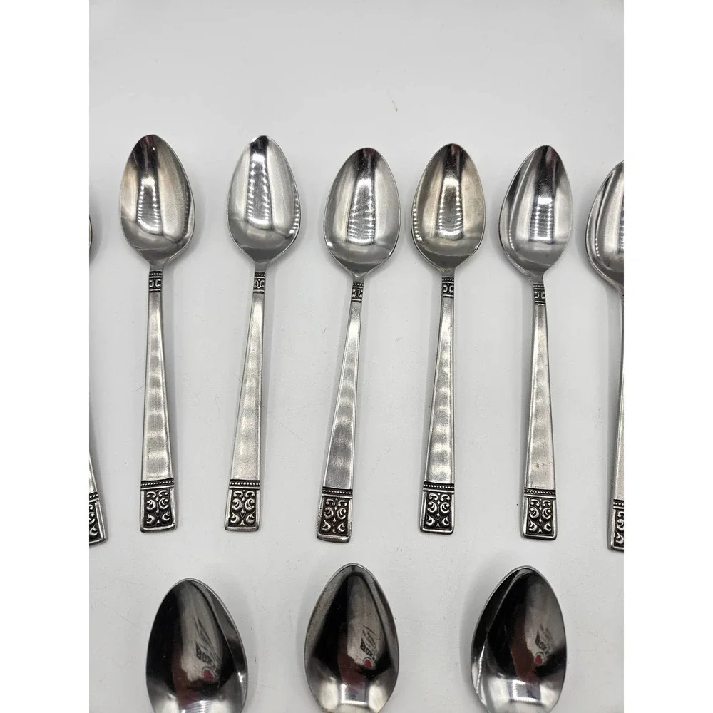 Custom‎ Design CUD1 Lot of 14 Tablespoons Stainless